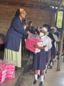 Sanitary campaign and donation of pads